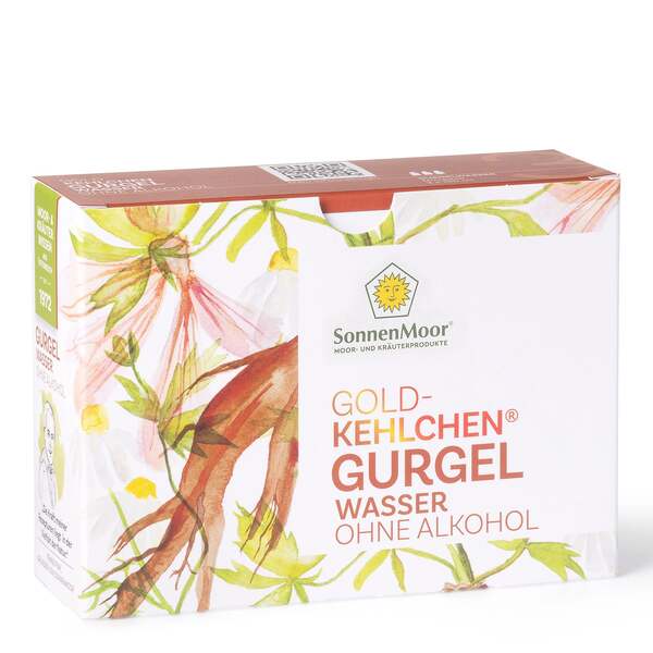 Gurgelwasser ohne Alkohol, Kräuterauszug, Minipack, 3 x 100 ml