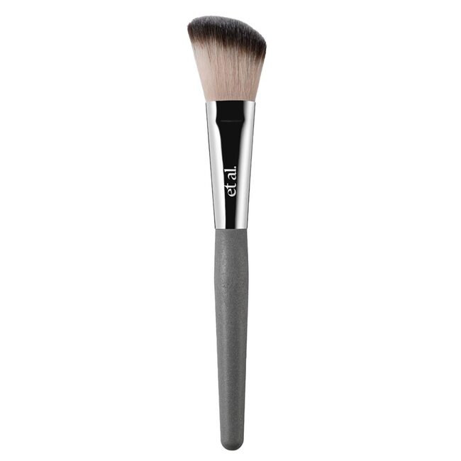 Angled cheek brush