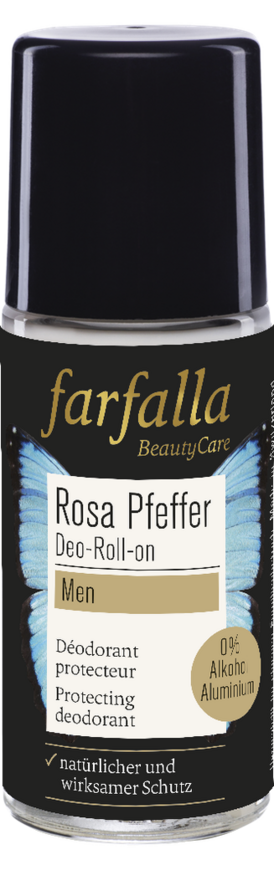 men, Rosa Pfeffer, Schützender Deo Roll-on, 50ml 