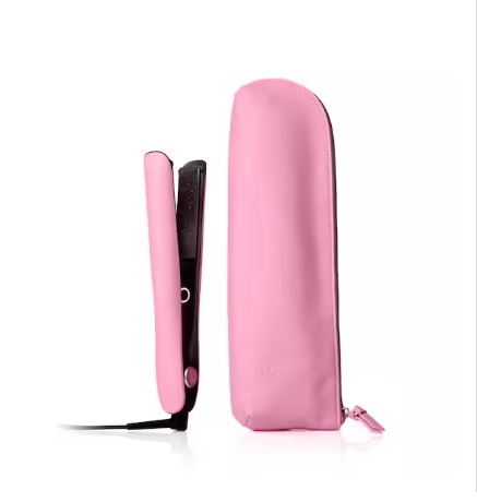 ghd Gold Hair Straightener in Fondant Pink