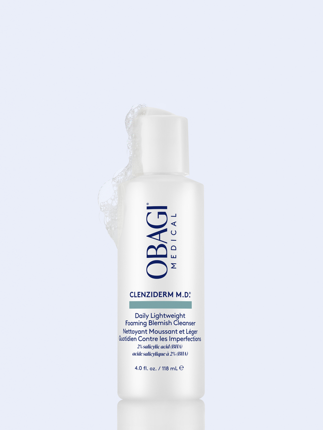 OBAGI CLENZIDERM M.D. DAILY LIGHTWEIGHT FOAMING BLEMISH CLEANSER