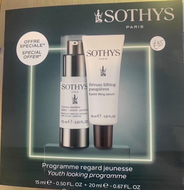 Youth Looking Programme; Eyelid lifting serum, Radiance Cream for wrinkles, dark circles, adn puffiness
