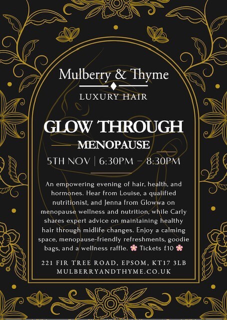 Glow Through Menopause(Hair, Health & Hormones) 