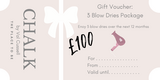 3 Blow-Dries gift voucher