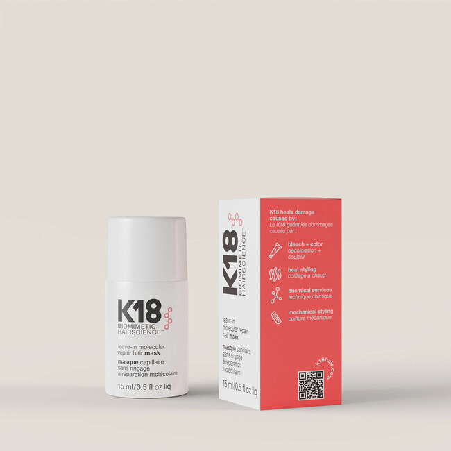 K18 Leave-In Molecular Repair Hair Mask 15ml