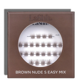 LaShh BROWN NUDE S EASY MIX itseliimautuvat ripsipalat