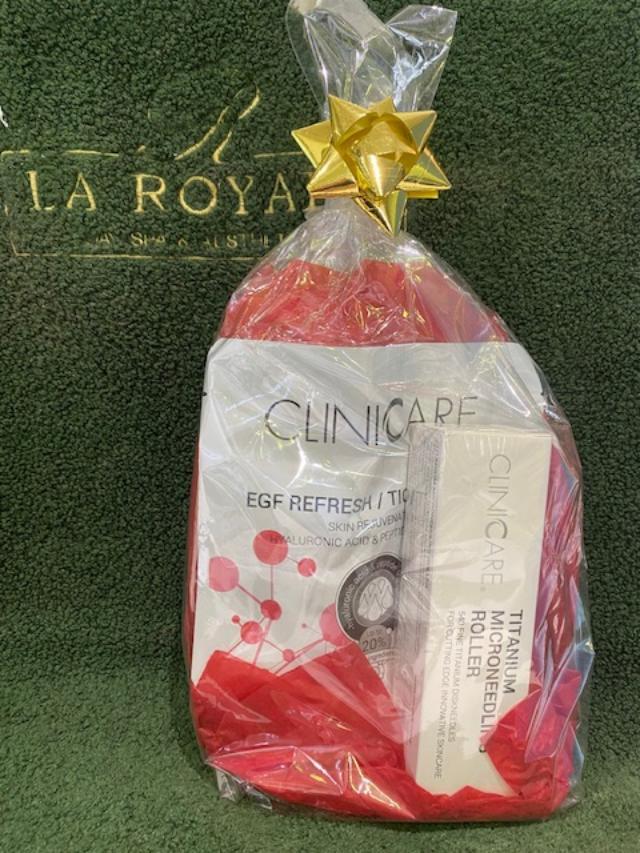 Christmas Set: Microneedling Roller & Clinicare Skin Rejuvenating Face Mask