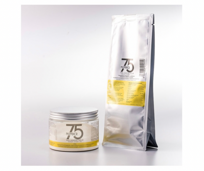 NO75 kollageenijauhe+täyttöpussi GOLD