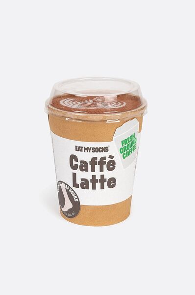 Eat My Socks Adults - Caffe Latte Socks