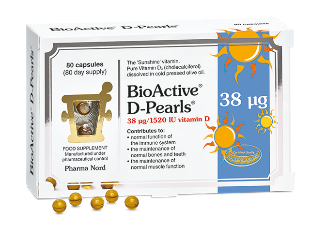 BioActive D-Pearls 38ug 80 pk