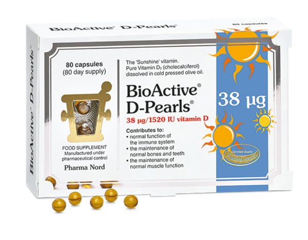 BioActive D-Pearls 38ug 80 pk