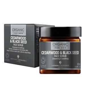 COSMOS Scrub Cedarwood & Black Seed Face Scrub