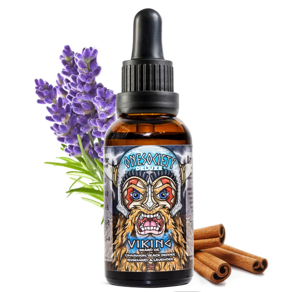 Beard Oil - "Viking" Cinnamon, Rosemary, Black Pepper & Lavender