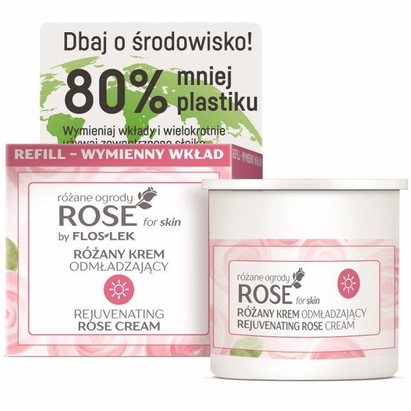 Floslek Rose for Skin Rejuvenating Day Cream Refill50ml