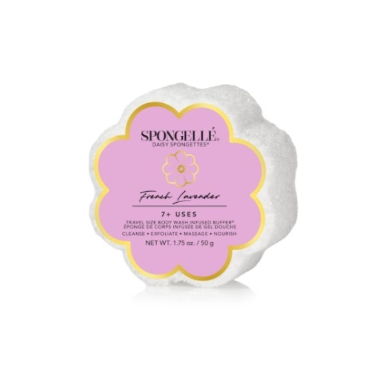 Spongellé - French Lavender Daisy Spongette 
