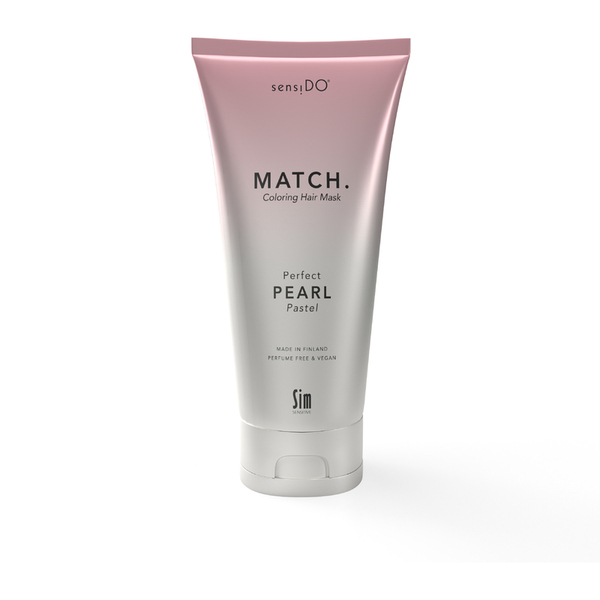 Match coloring hair mask pearl