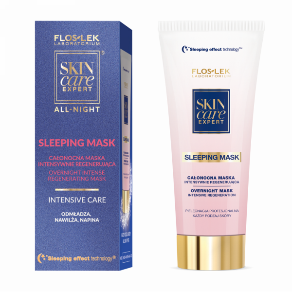 Floslek Skin Care Expert All-Night Regenerating  Face Mask75ml Mask