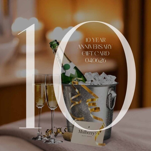 10 year Anniversary Gift Card