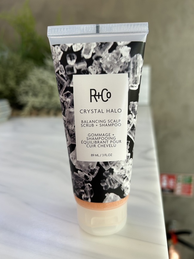 R+CO Crystal Halo Balancing Scalp Scrub and Shampoo
