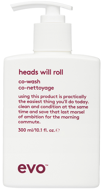 heads will roll - co-wash - curly hair