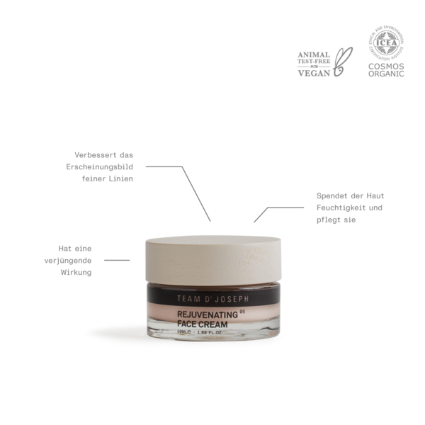 💎 Straffende Gesichtscreme, REJUVENATING FACE CREAM, 50 ml