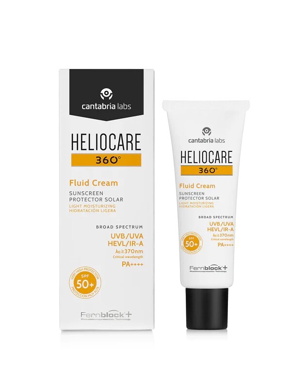 Heliocare Fluid Cream sunscreen protector solar 360