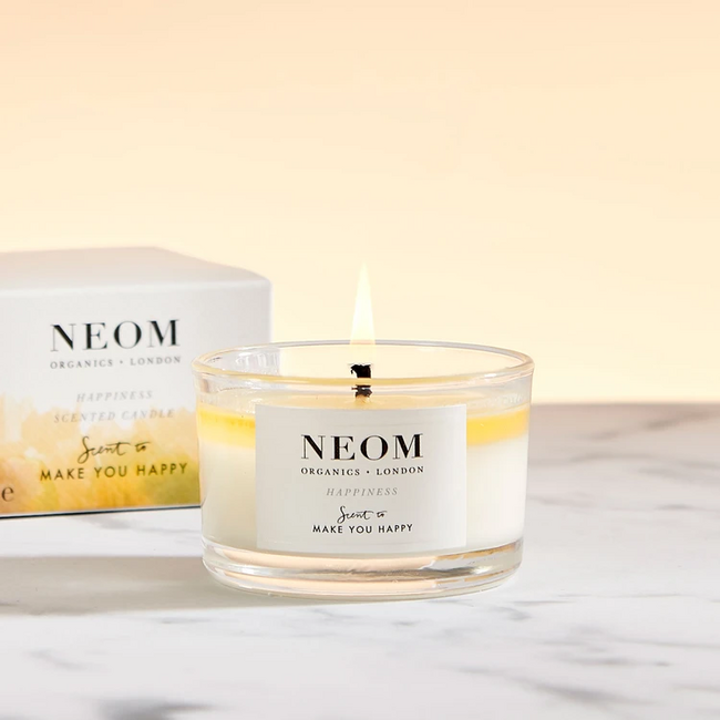 neom small happiness candle