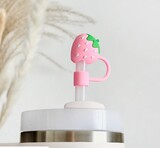 Strawberry straw topper