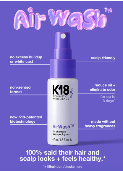 K18 | AirWash Dry Shampoo