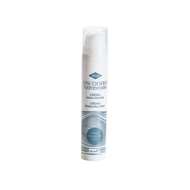 VISCODERM® hydrobooster Cream  50 ml. Kosteuttava voide, joka korjaa ja palauttaa ihon suojaavan hydrolipidikalvon.