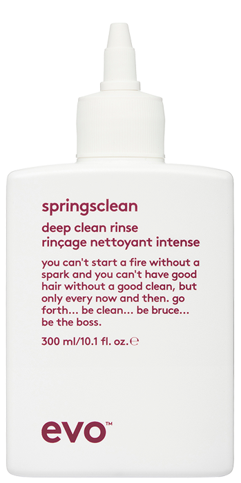 springsclean - deep clean rinse - curly hair 