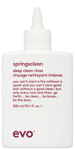 springsclean - deep clean rinse - curly hair 