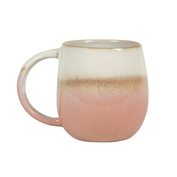 Dip Glazed Ombre Mug - Pink