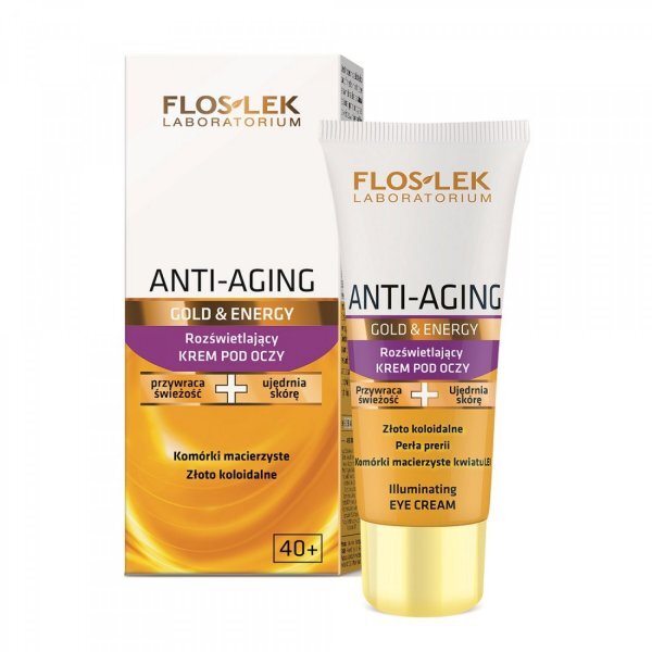 Floslek Anti-Aging Gold & Energy Iluminating Eye Cream 30ml
