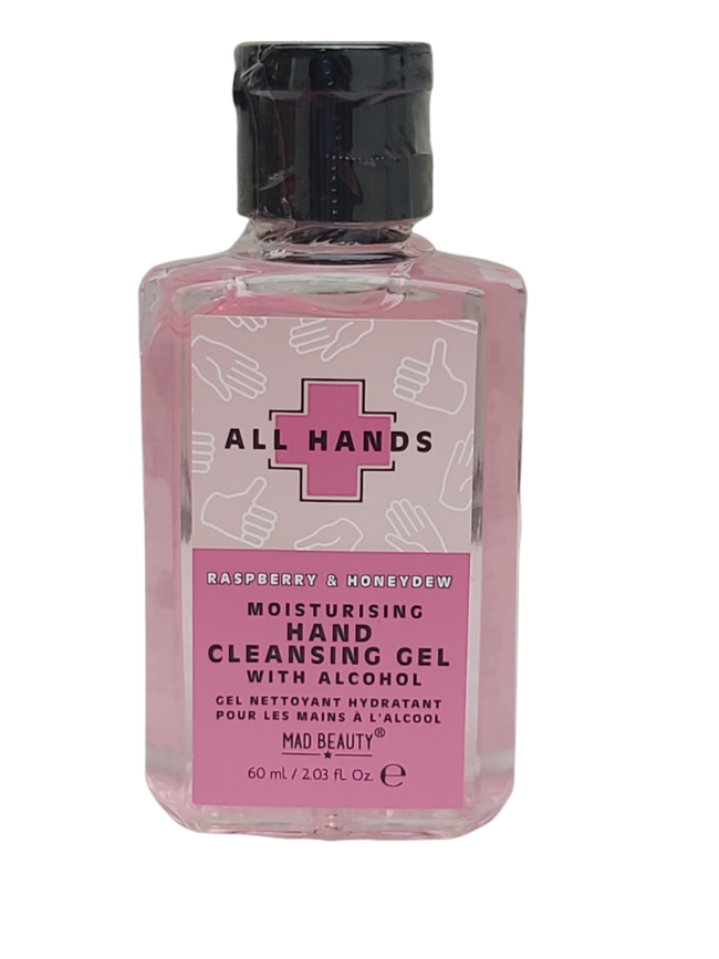 All Hands Raspberry and Honeydew Cleaning Gel 60ml