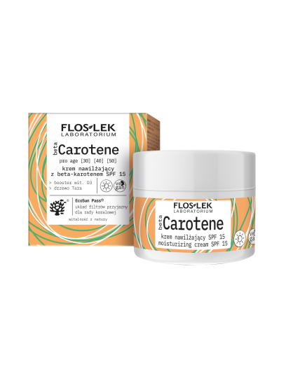 Floslek betaCAROTENE pro age Moisturizing cream with beta-carotene SPF 15 50 ml 