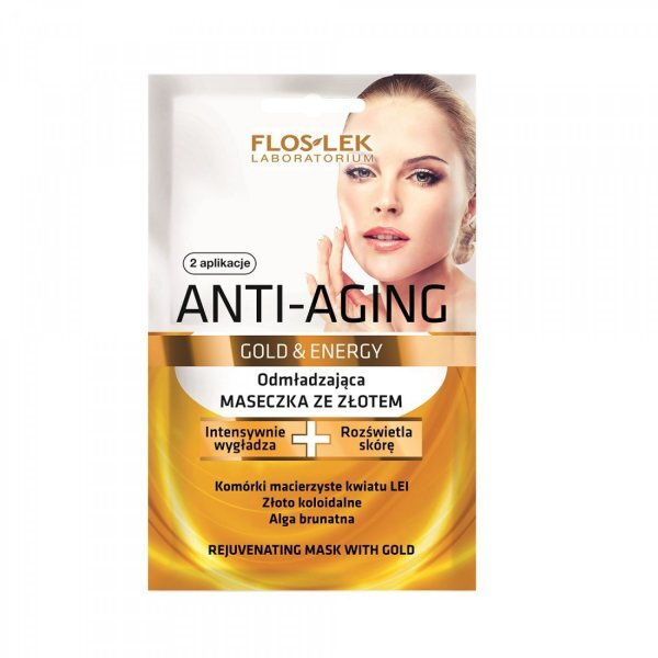 Floslek Anti-Aging Gold & Energy Rejuvenating Mask with Gold2x10ml