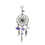 Amethyst Dream Catcher Keyring