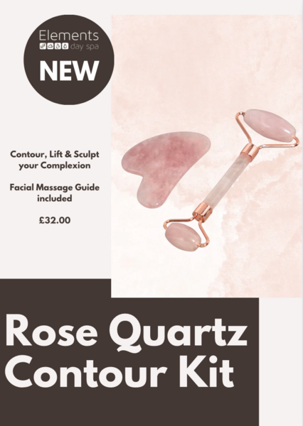 Rose Quartz Facial Roller & Gua Sha Set