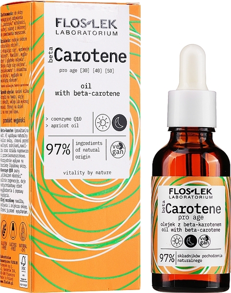 Floslek betaCAROTENE pro age Oil with beta-carotene 30 ml 