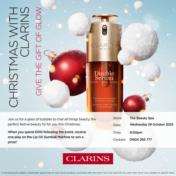 Christmas with Clarins Event Ticket