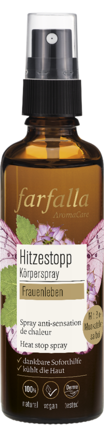  🎁 Hitzestopp Spray, Frauenleben, Muskatellersalbei, 75 ml