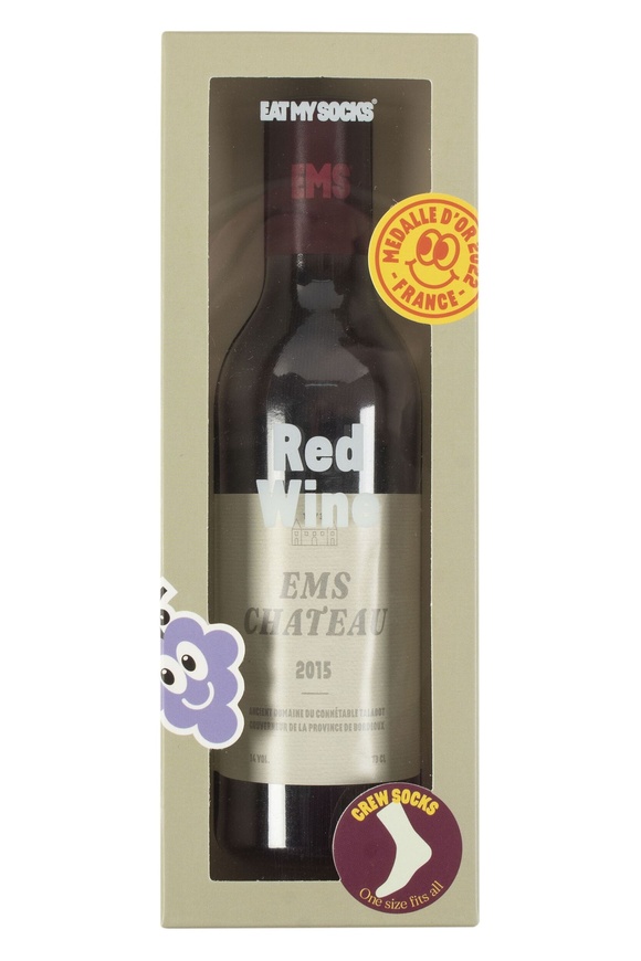Eat My Socks Adults - Red wine socks