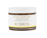 Coconut milk and honey sugar scrub