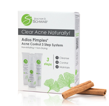 Adios Pimples® 3-Step Acne Control System
