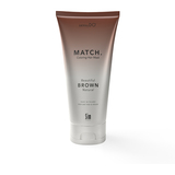 Match coloring hair mask brown