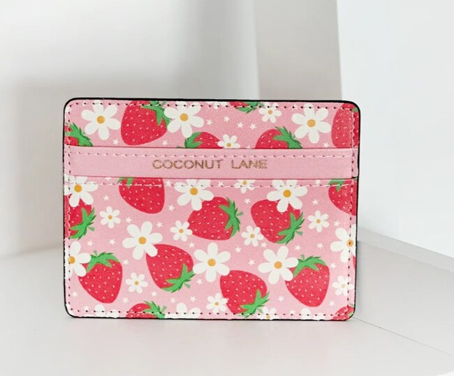 Strawberry card holder