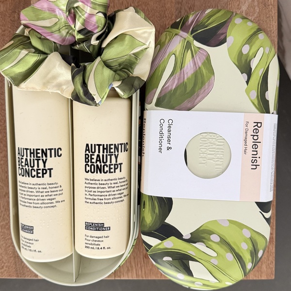 ABC Geschenk Box Replenish Cleanser + Replenish Conditioner+Crunchy Haargummi