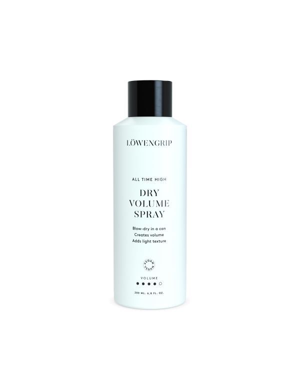 Dry volume spray