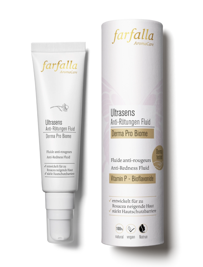Ultrasens Anti-Rötungen Fluid, Derma Pro Biome, Neurodermitis, Rosacea, Couperose, Barriere, 30ml